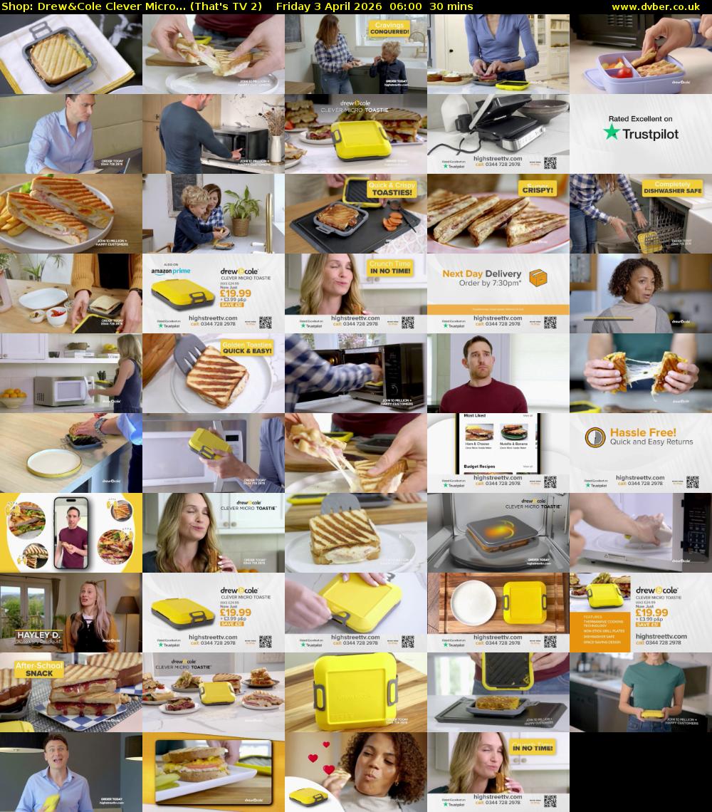 Shop: Drew&Cole Clever Micro... (That's TV 2) Friday 3 April 2026 06:00 - 06:30