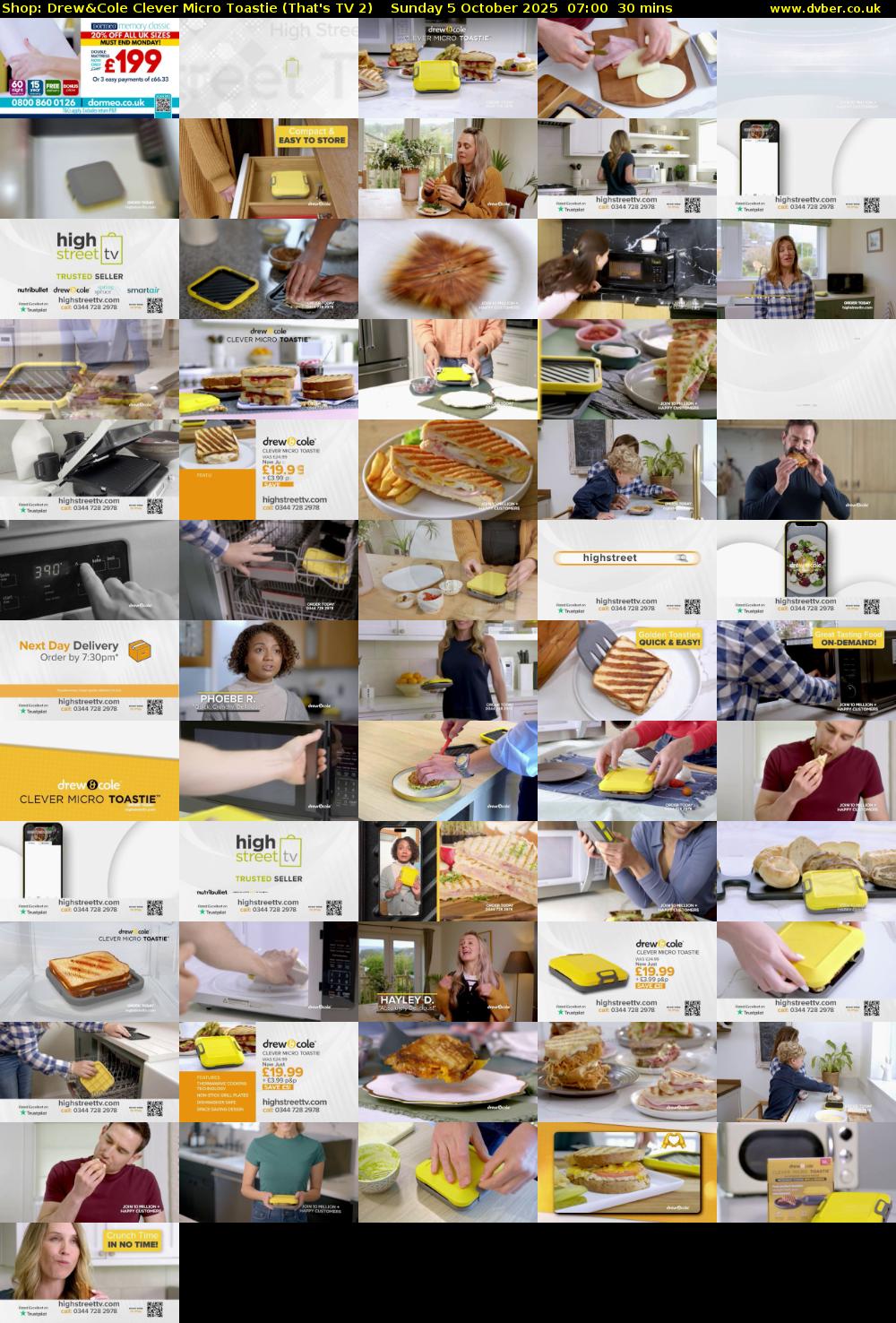 Shop: Drew&Cole Clever Micro Toastie (That's TV 2) Sunday 5 October 2025 07:00 - 07:30