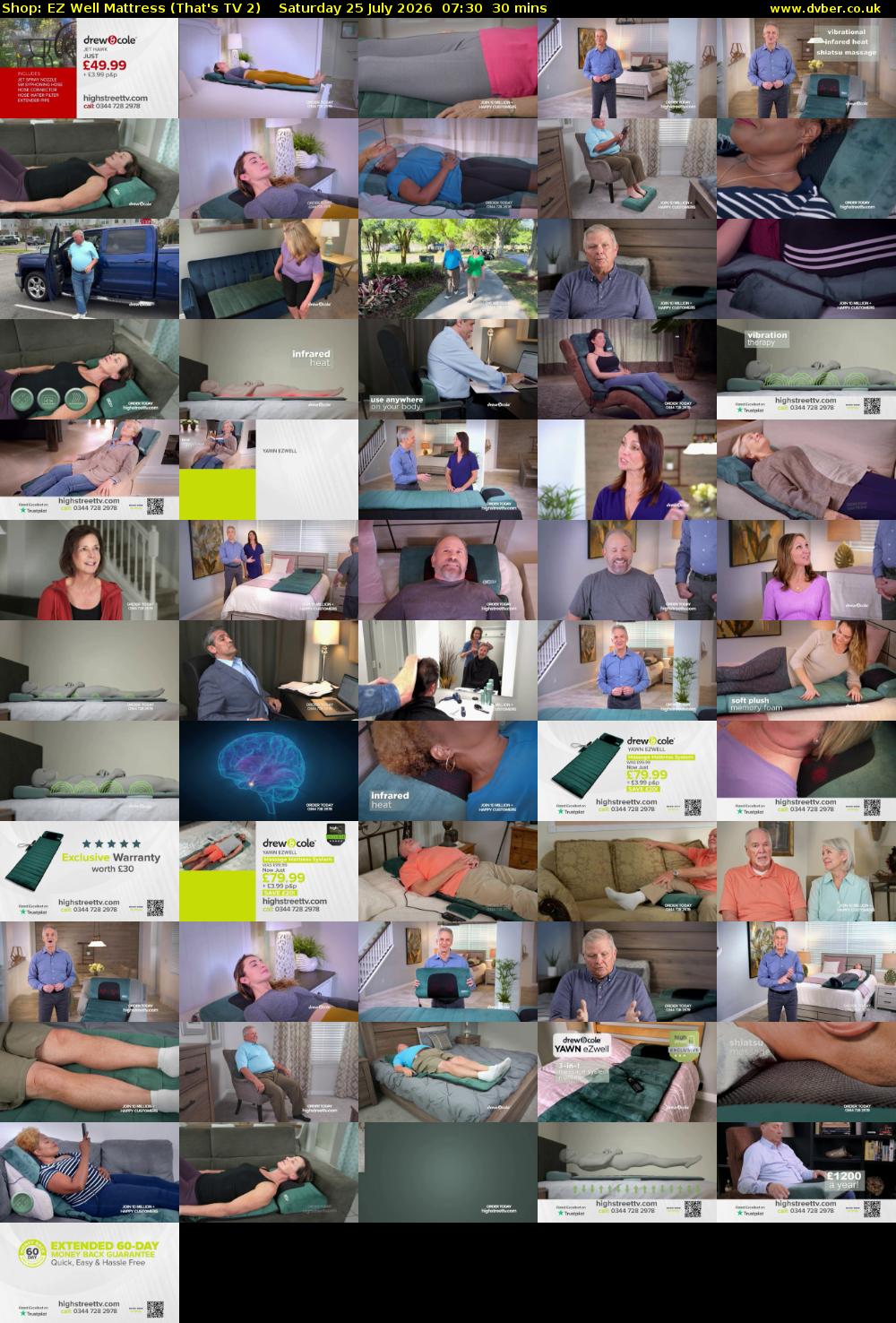 Shop: EZ Well Mattress (That's TV 2) Saturday 25 July 2026 07:30 - 08:00