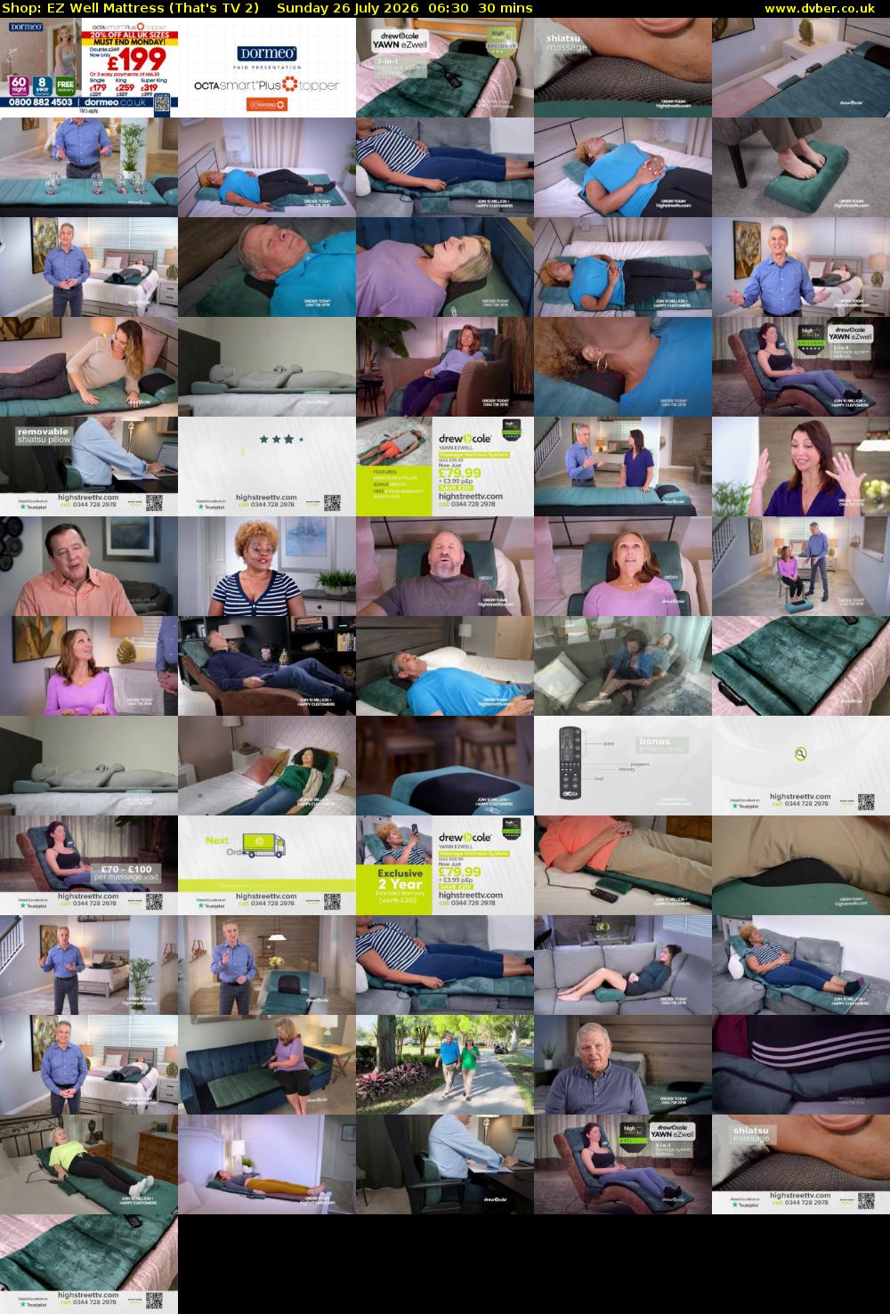Shop: EZ Well Mattress (That's TV 2) Sunday 26 July 2026 06:30 - 07:00