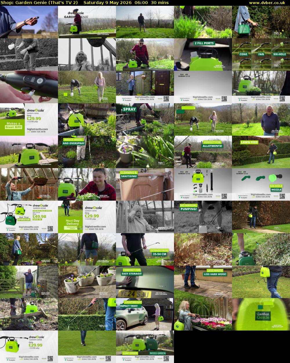 Shop: Garden Genie (That's TV 2) Saturday 9 May 2026 06:00 - 06:30