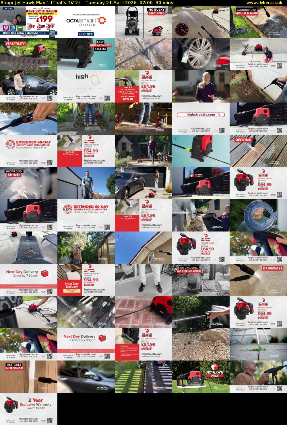 Shop: Jet Hawk Max 1 (That's TV 2) Tuesday 21 April 2026 07:00 - 07:30