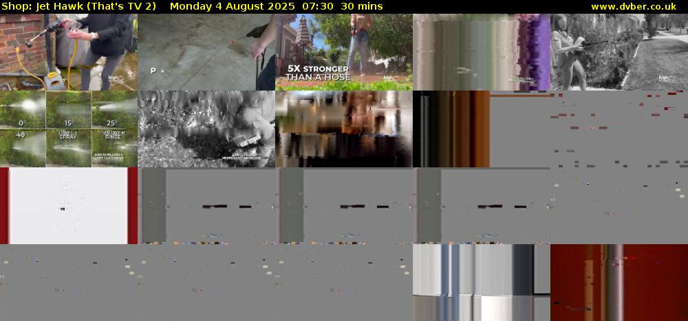 Shop: Jet Hawk (That's TV 2) Monday 4 August 2025 07:30 - 08:00