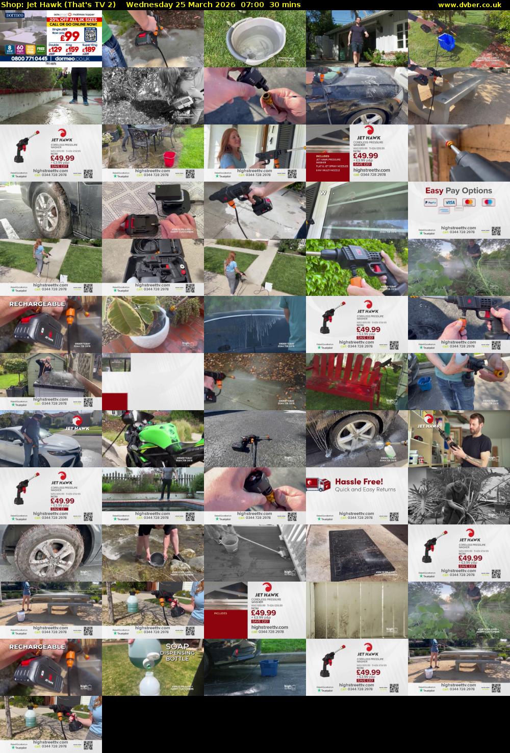 Shop: Jet Hawk (That's TV 2) Wednesday 25 March 2026 07:00 - 07:30