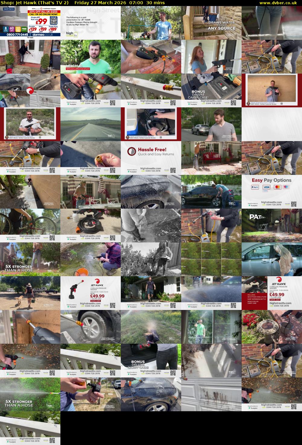 Shop: Jet Hawk (That's TV 2) Friday 27 March 2026 07:00 - 07:30