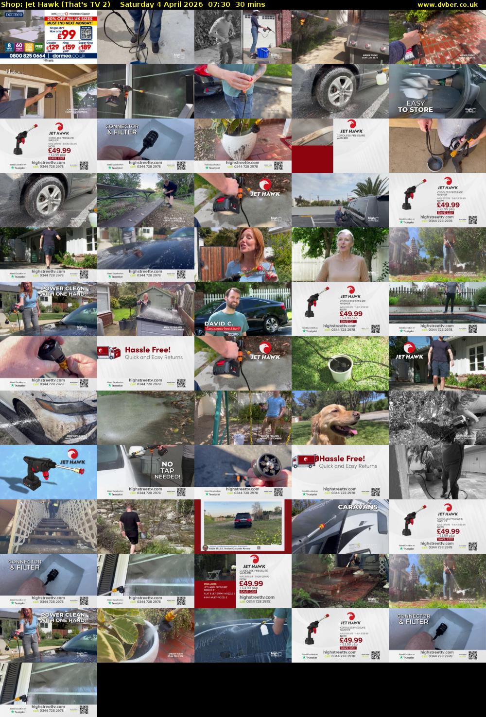 Shop: Jet Hawk (That's TV 2) Saturday 4 April 2026 07:30 - 08:00