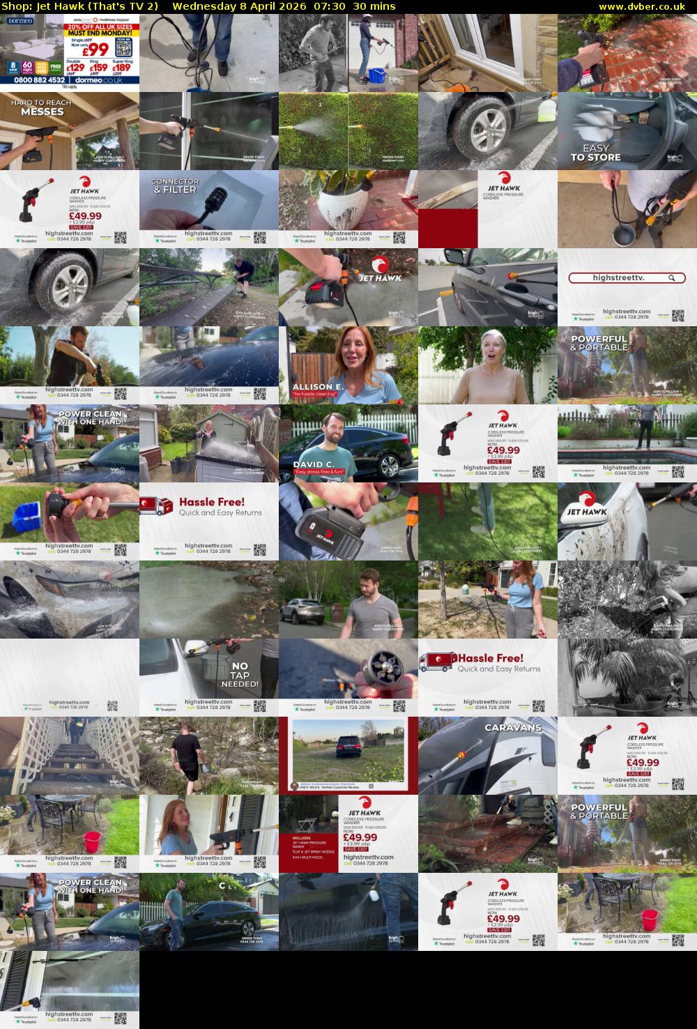 Shop: Jet Hawk (That's TV 2) Wednesday 8 April 2026 07:30 - 08:00