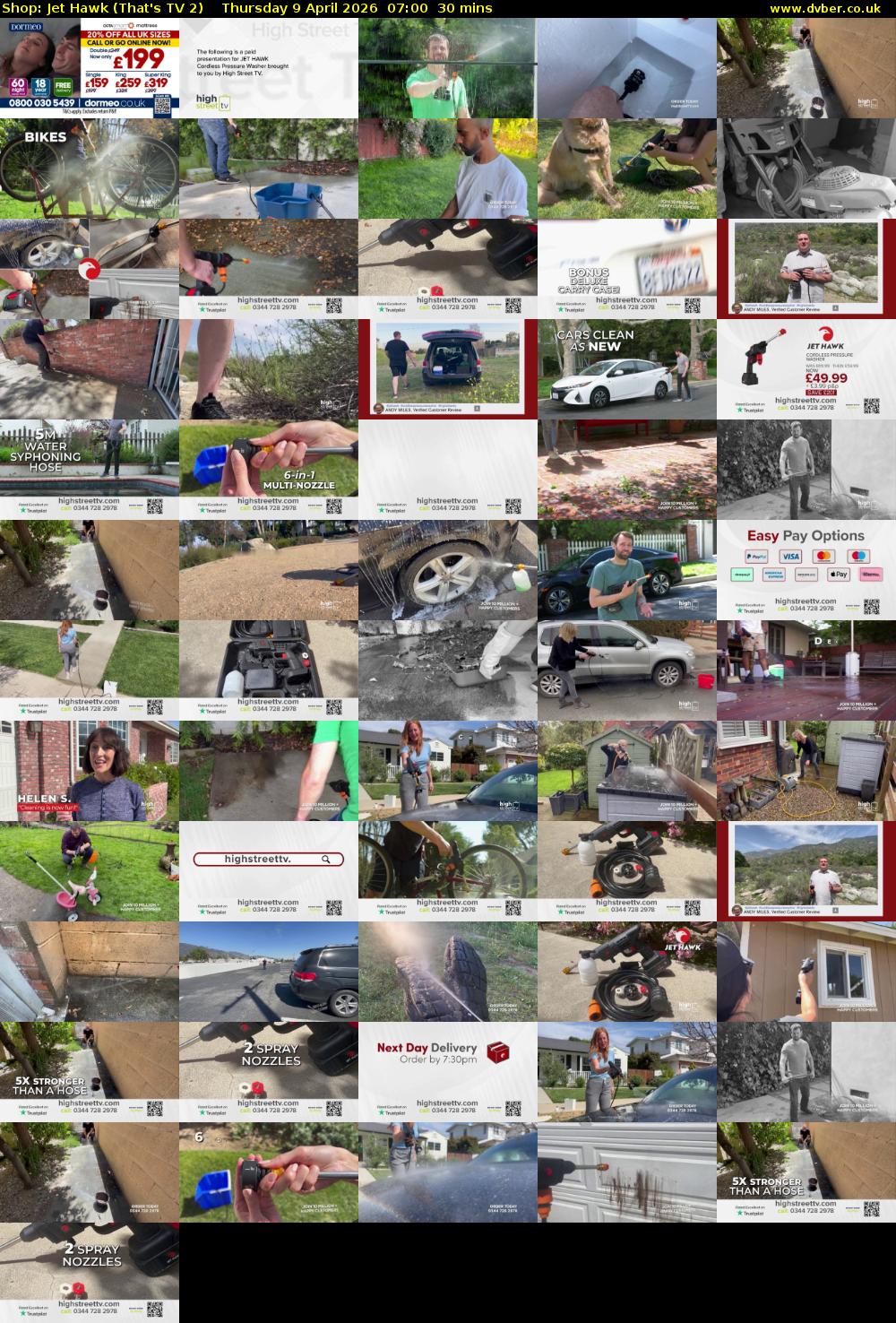 Shop: Jet Hawk (That's TV 2) Thursday 9 April 2026 07:00 - 07:30