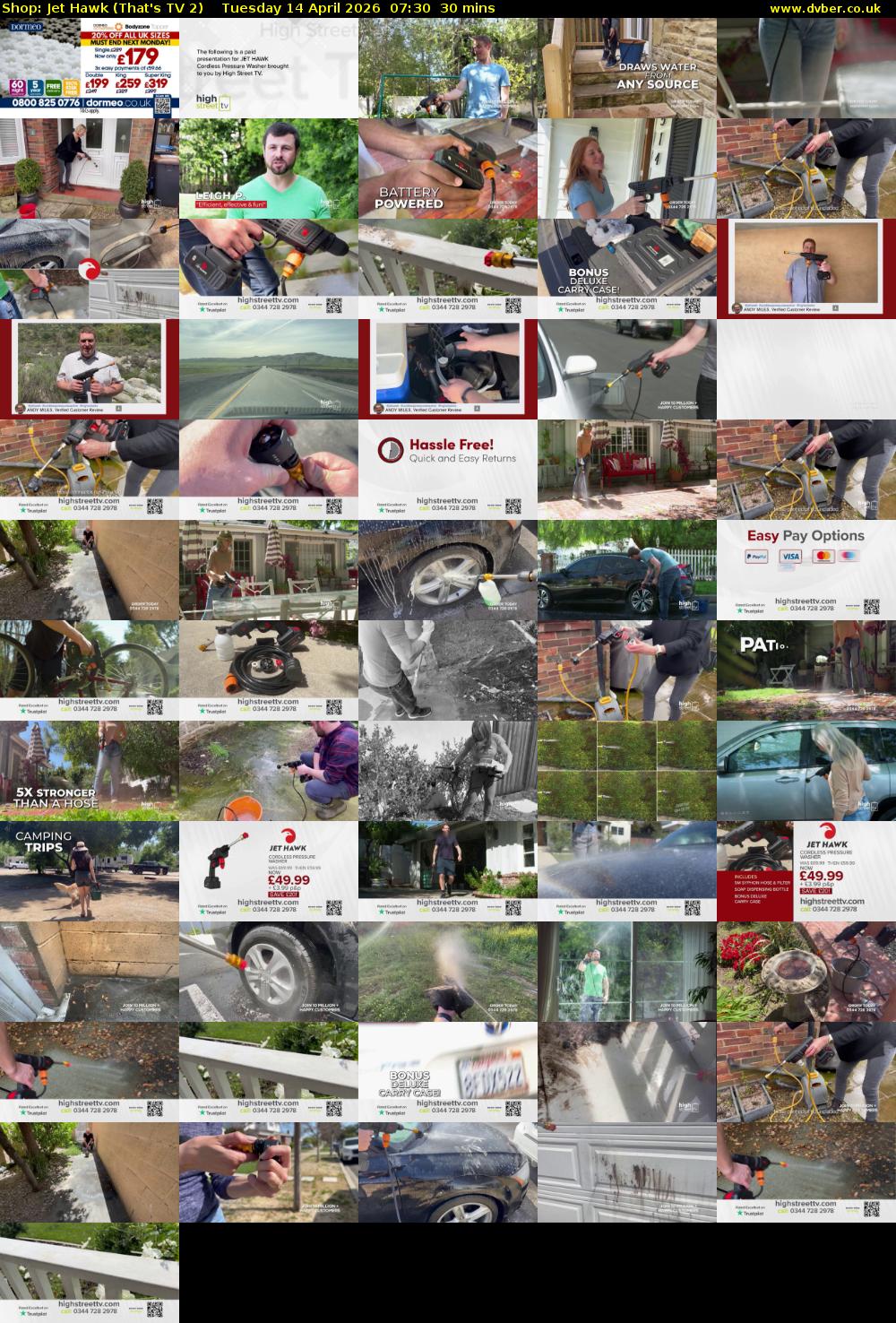 Shop: Jet Hawk (That's TV 2) Tuesday 14 April 2026 07:30 - 08:00