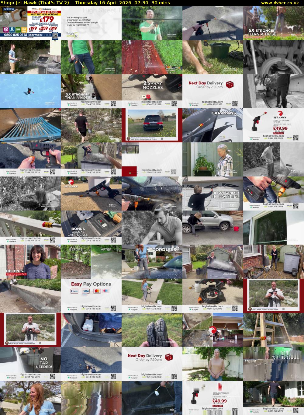 Shop: Jet Hawk (That's TV 2) Thursday 16 April 2026 07:30 - 08:00