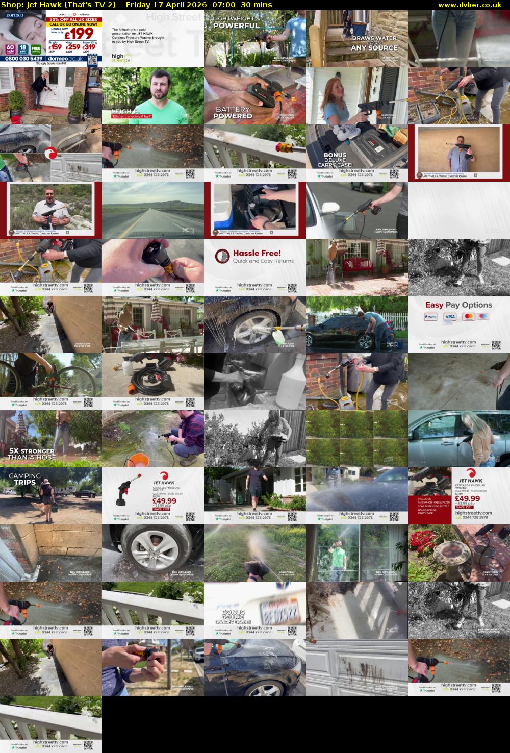 Shop: Jet Hawk (That's TV 2) Friday 17 April 2026 07:00 - 07:30