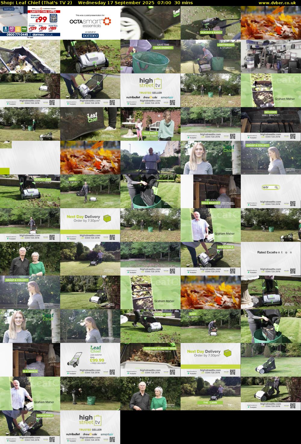 Shop: Leaf Chief (That's TV 2) Wednesday 17 September 2025 07:00 - 07:30