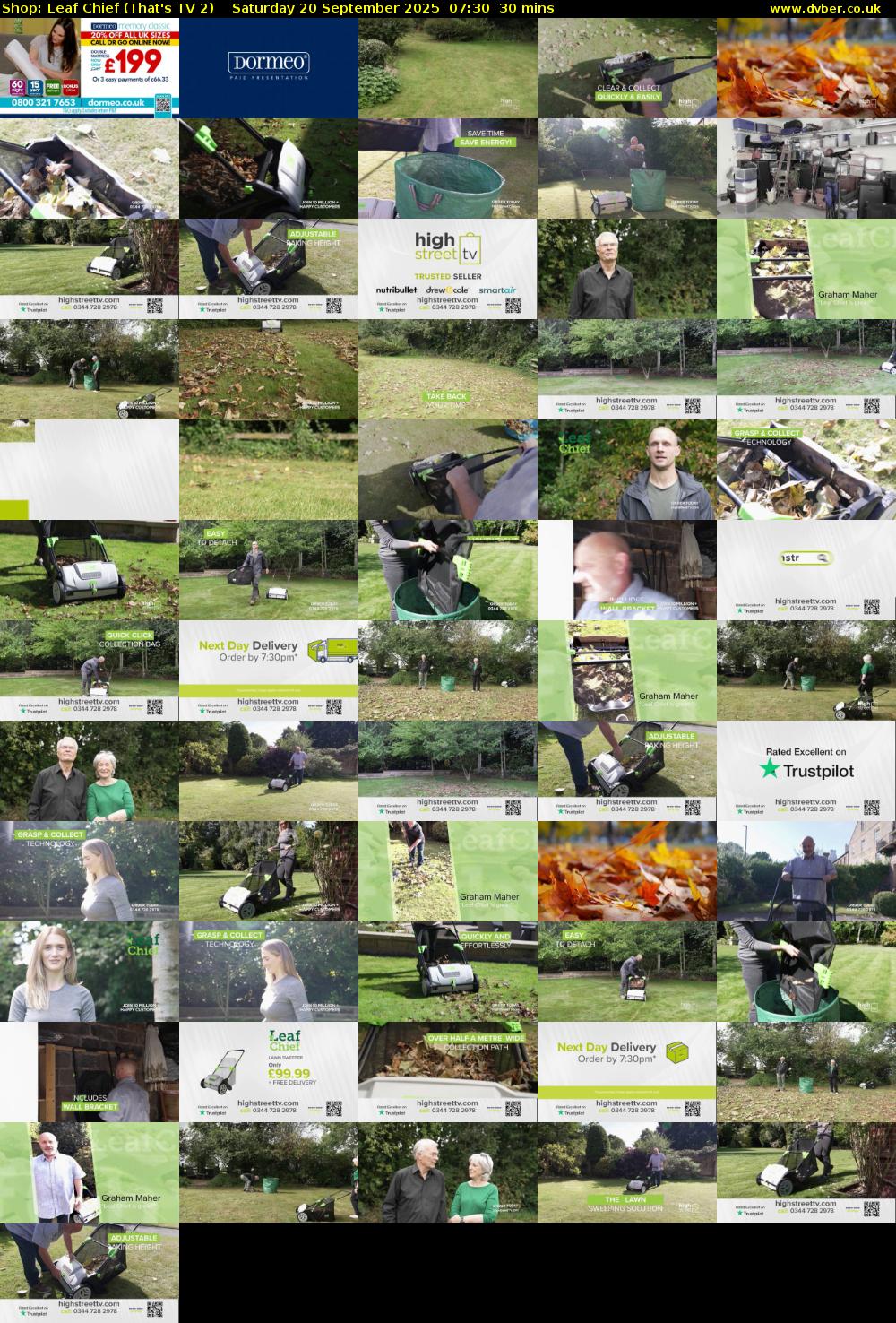 Shop: Leaf Chief (That's TV 2) Saturday 20 September 2025 07:30 - 08:00