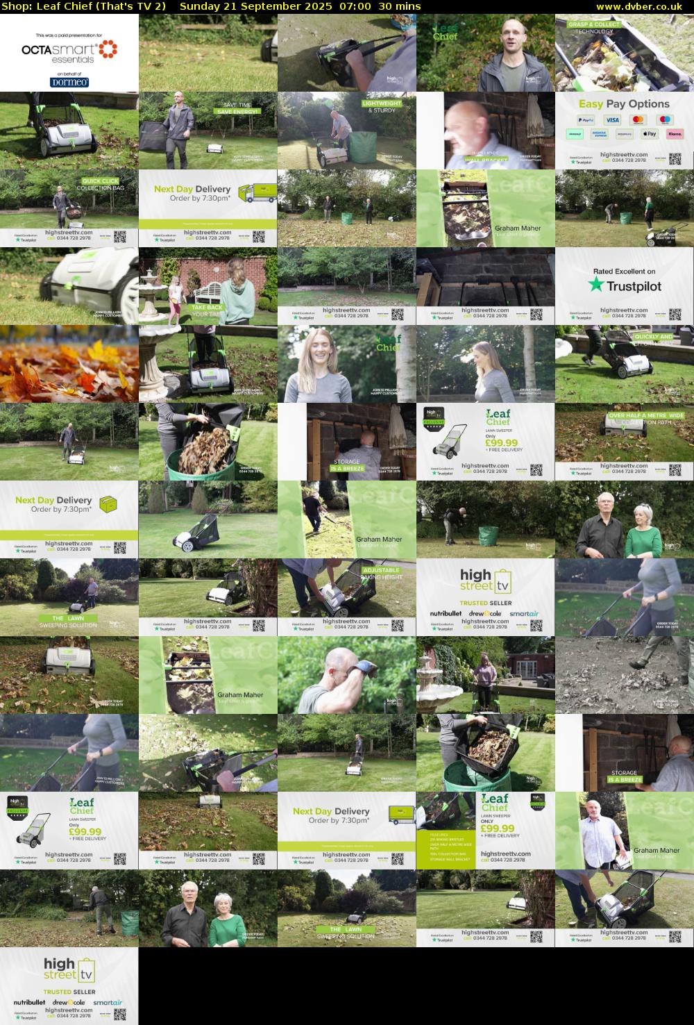 Shop: Leaf Chief (That's TV 2) Sunday 21 September 2025 07:00 - 07:30