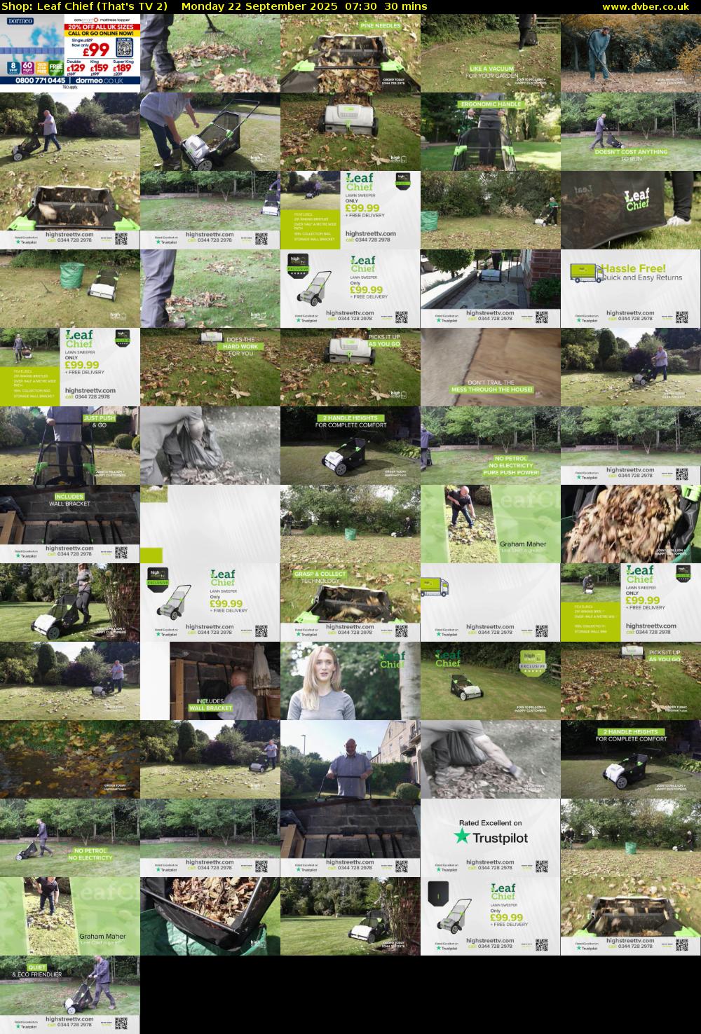 Shop: Leaf Chief (That's TV 2) Monday 22 September 2025 07:30 - 08:00