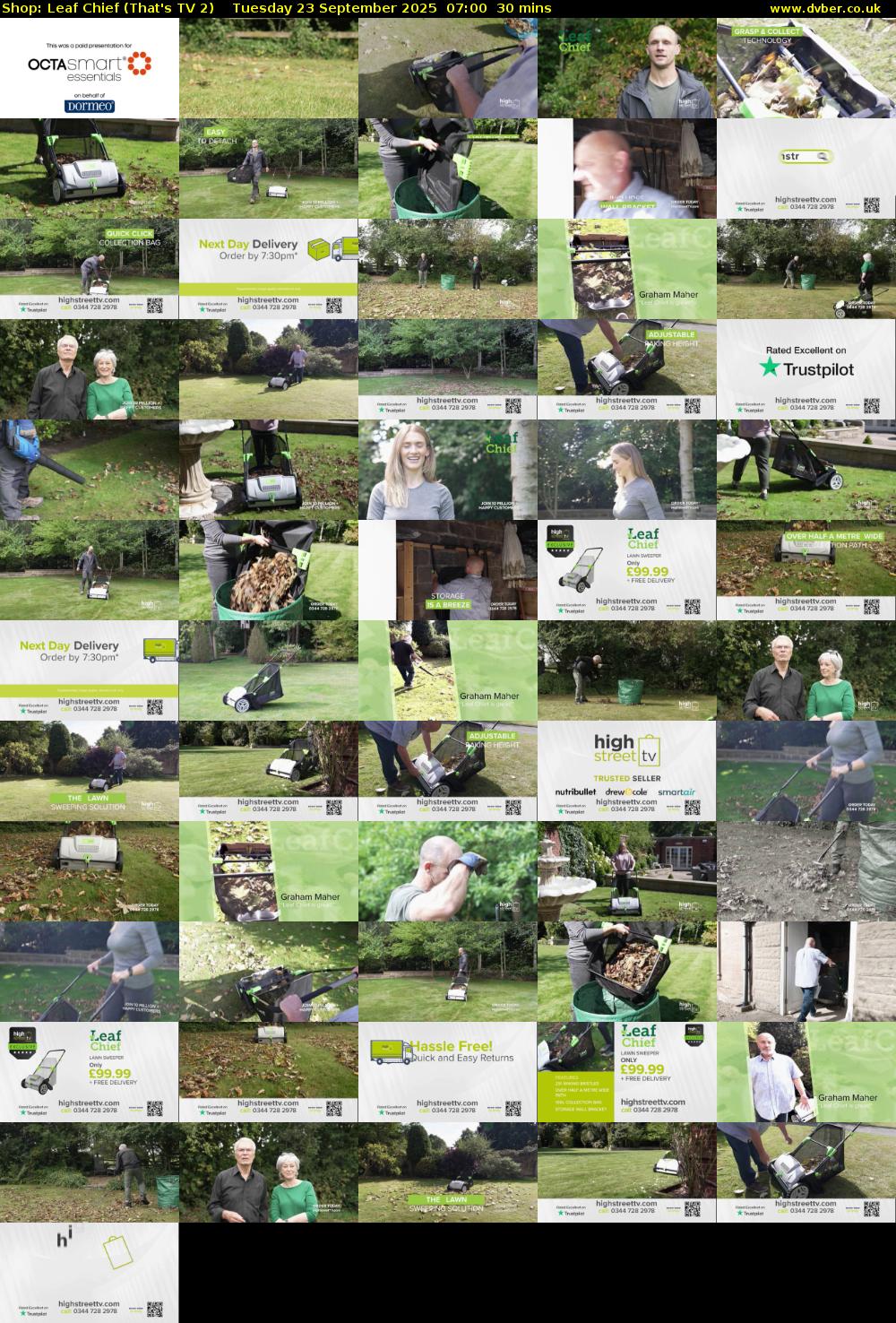 Shop: Leaf Chief (That's TV 2) Tuesday 23 September 2025 07:00 - 07:30