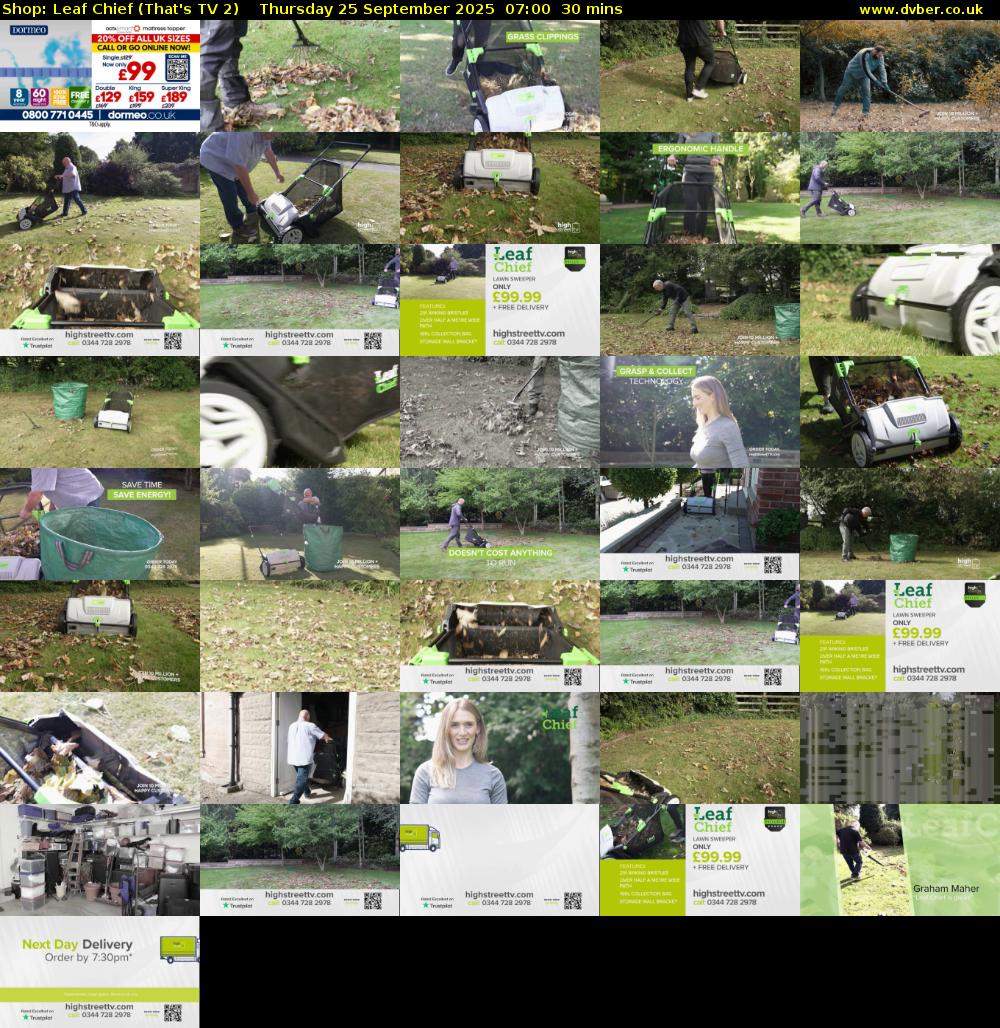 Shop: Leaf Chief (That's TV 2) Thursday 25 September 2025 07:00 - 07:30