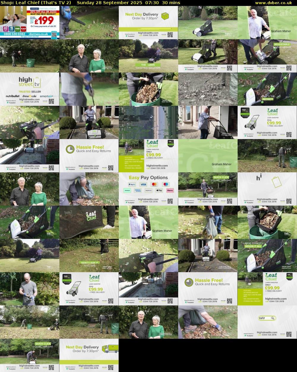 Shop: Leaf Chief (That's TV 2) Sunday 28 September 2025 07:30 - 08:00