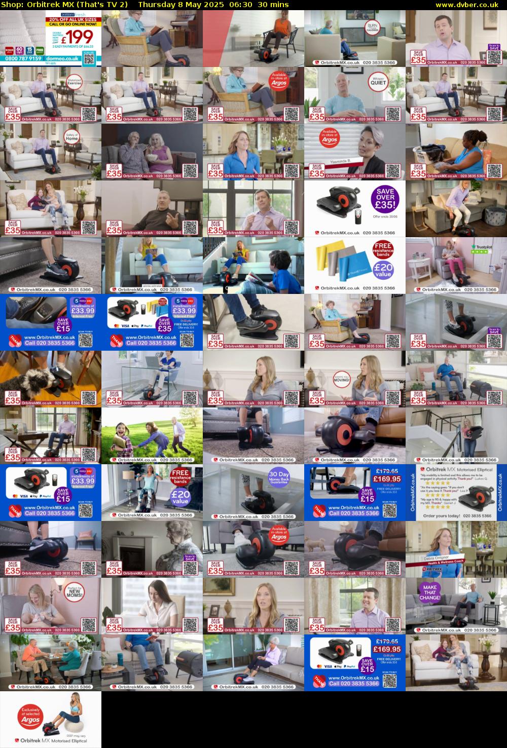 Shop: Orbitrek MX (That's TV 2) Thursday 8 May 2025 06:30 - 07:00