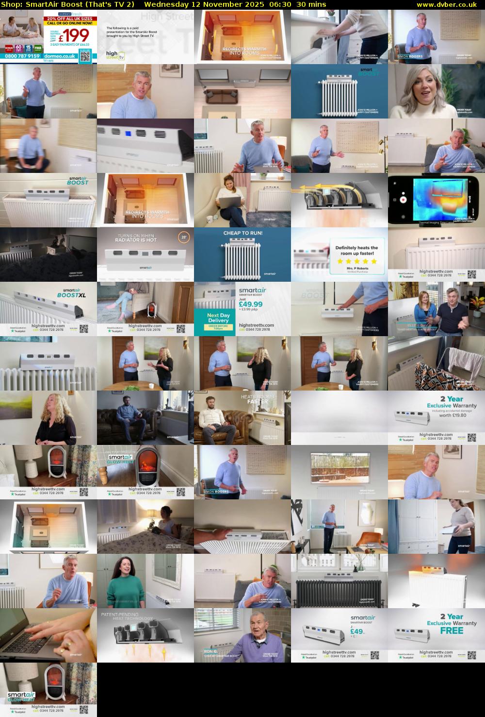 Shop: SmartAir Boost (That's TV 2) Wednesday 12 November 2025 06:30 - 07:00