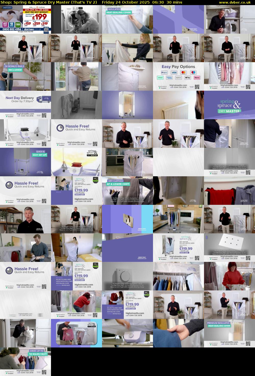 Shop: Spring & Spruce Dry Master (That's TV 2) Friday 24 October 2025 06:30 - 07:00