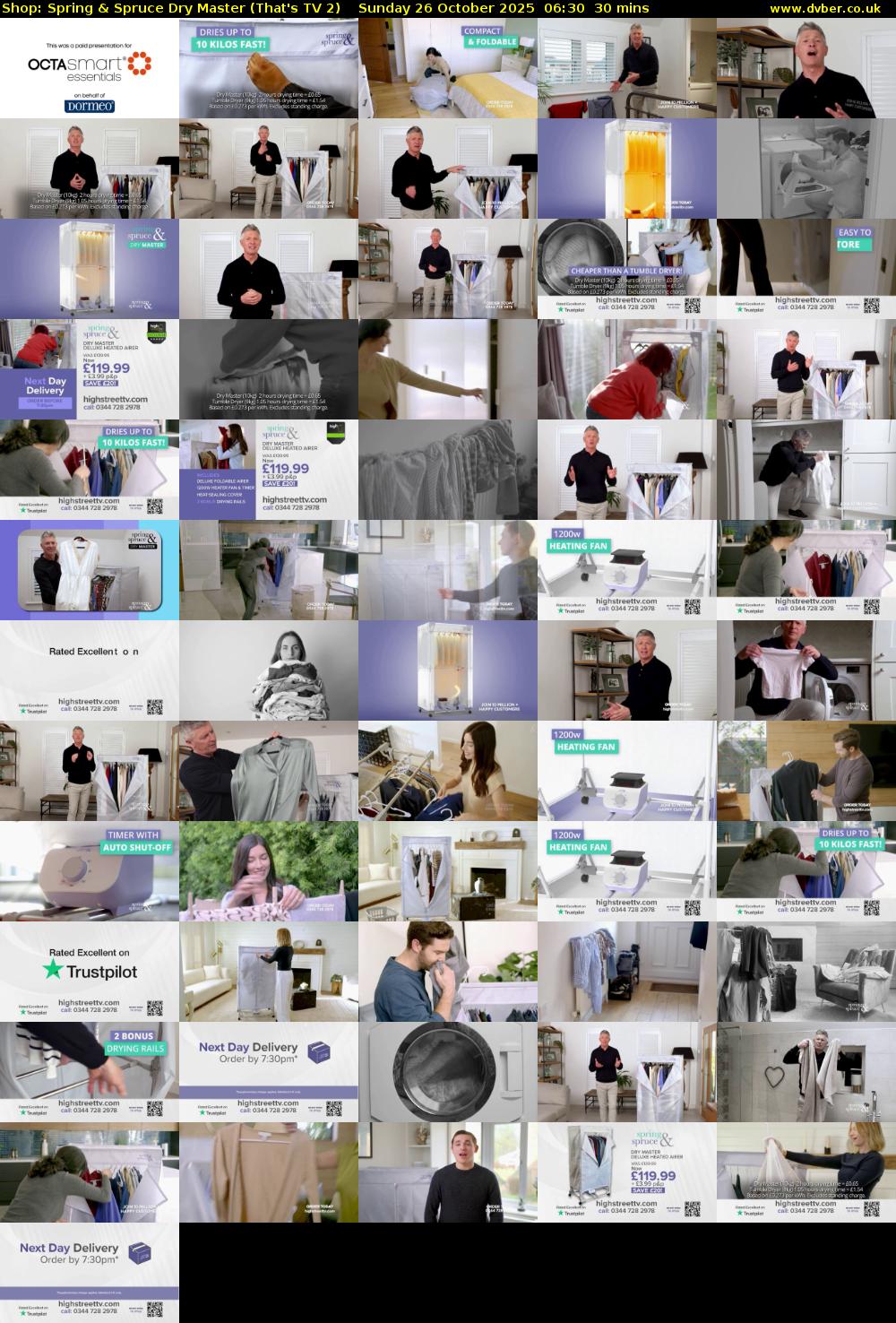 Shop: Spring & Spruce Dry Master (That's TV 2) Sunday 26 October 2025 06:30 - 07:00