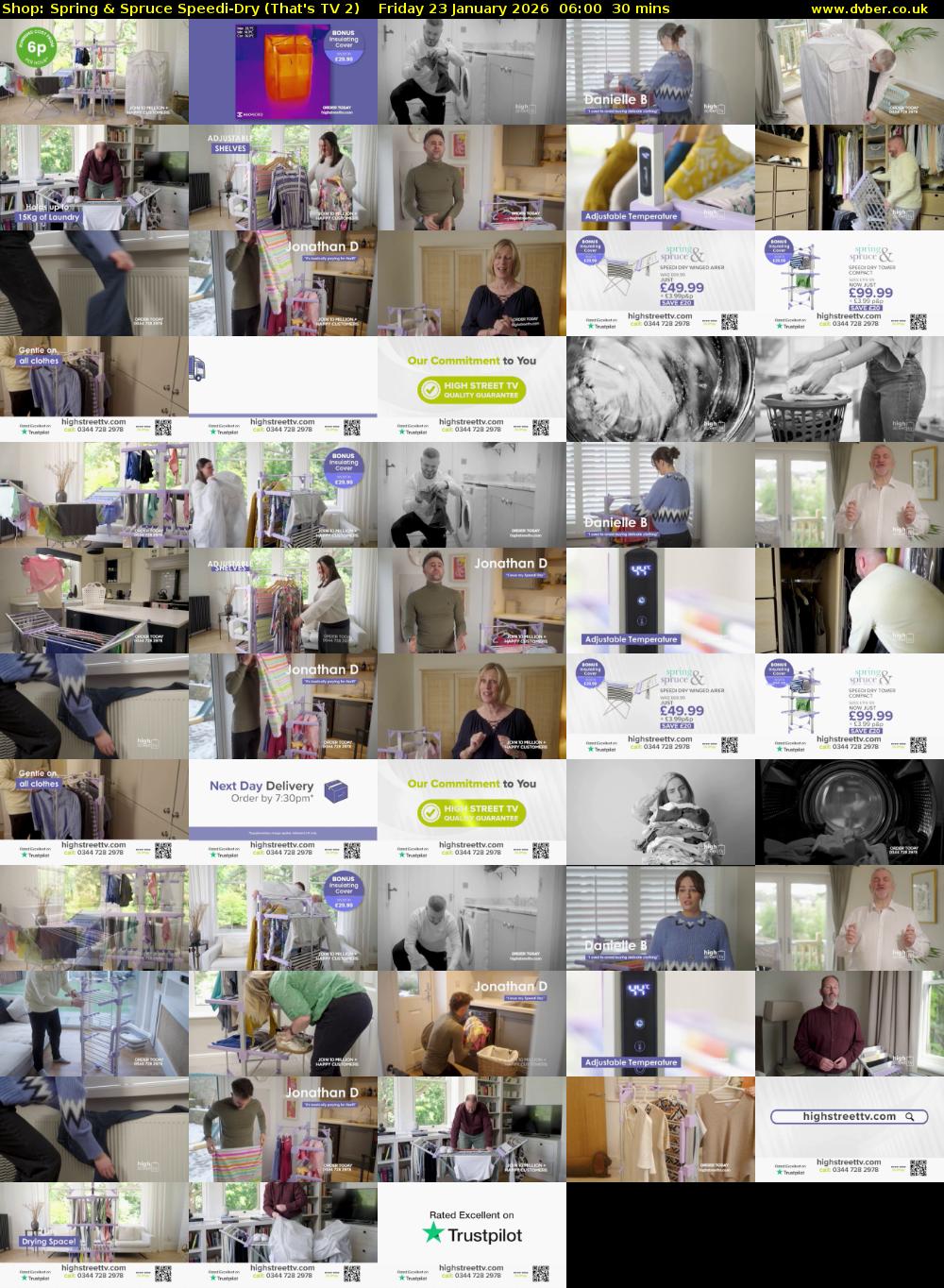 Shop: Spring & Spruce Speedi-Dry (That's TV 2) Friday 23 January 2026 06:00 - 06:30