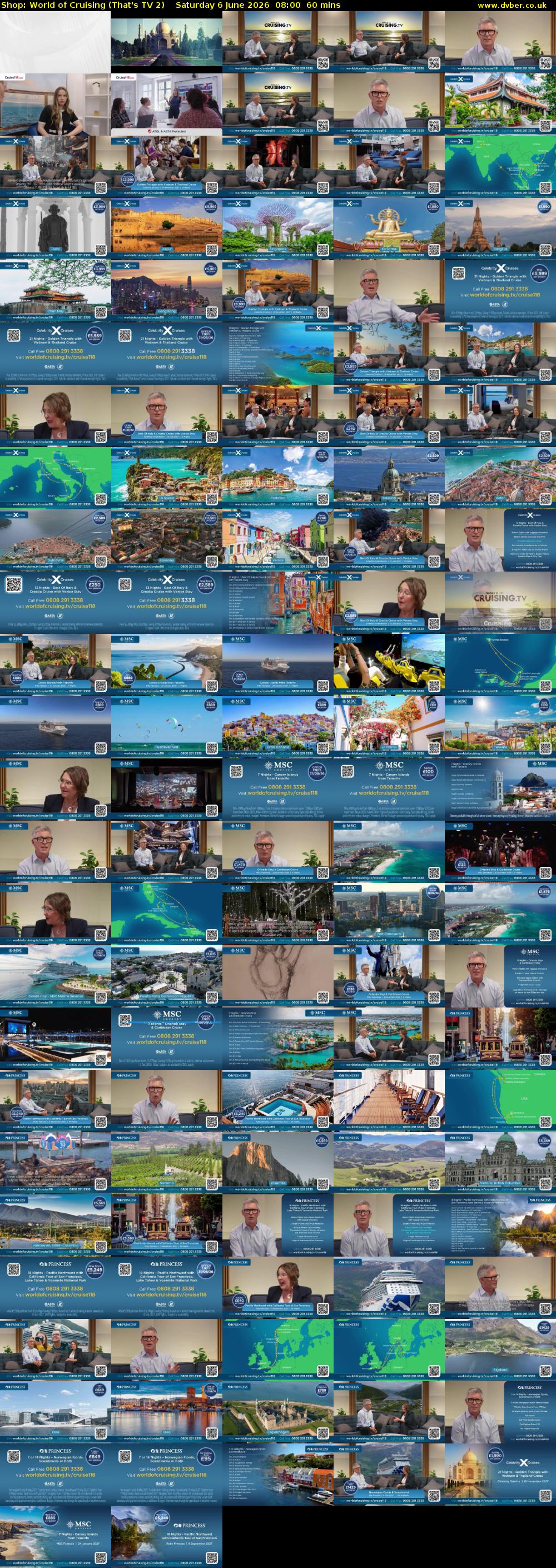 Shop: World of Cruising (That's TV 2) Saturday 6 June 2026 08:00 - 09:00