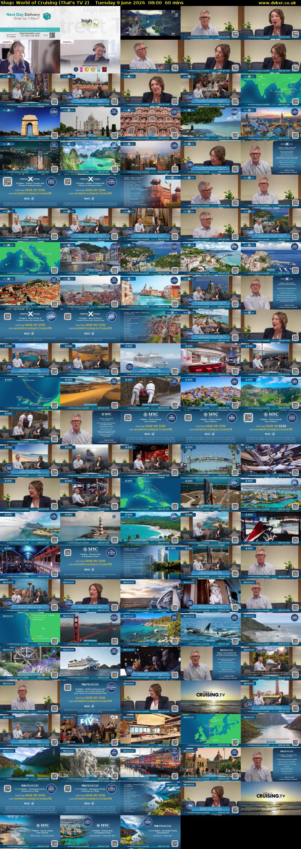 Shop: World of Cruising (That's TV 2) Tuesday 9 June 2026 08:00 - 09:00