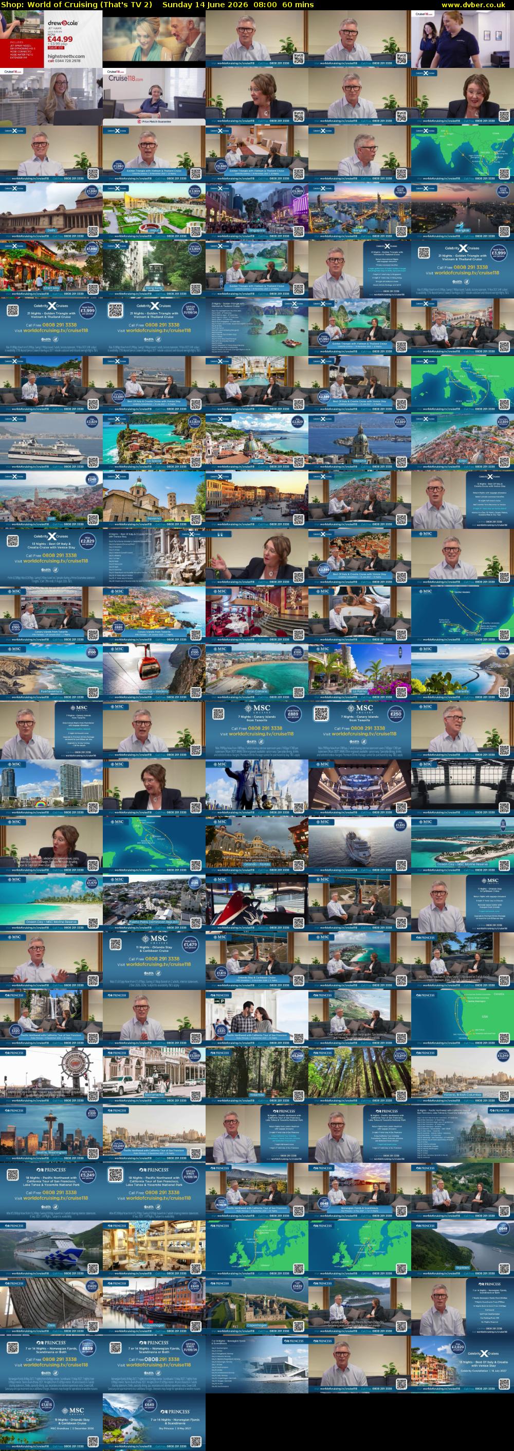 Shop: World of Cruising (That's TV 2) Sunday 14 June 2026 08:00 - 09:00