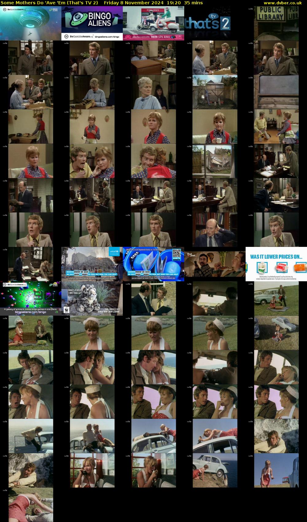 Some Mothers Do 'Ave 'Em (That's TV 2) Friday 8 November 2024 19:20 - 19:55