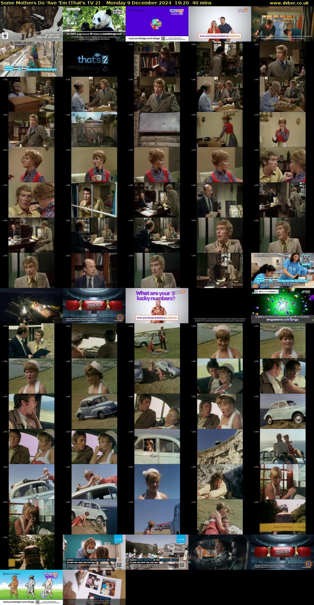 Some Mothers Do 'Ave 'Em (That's TV 2) Monday 9 December 2024 19:20 - 20:00
