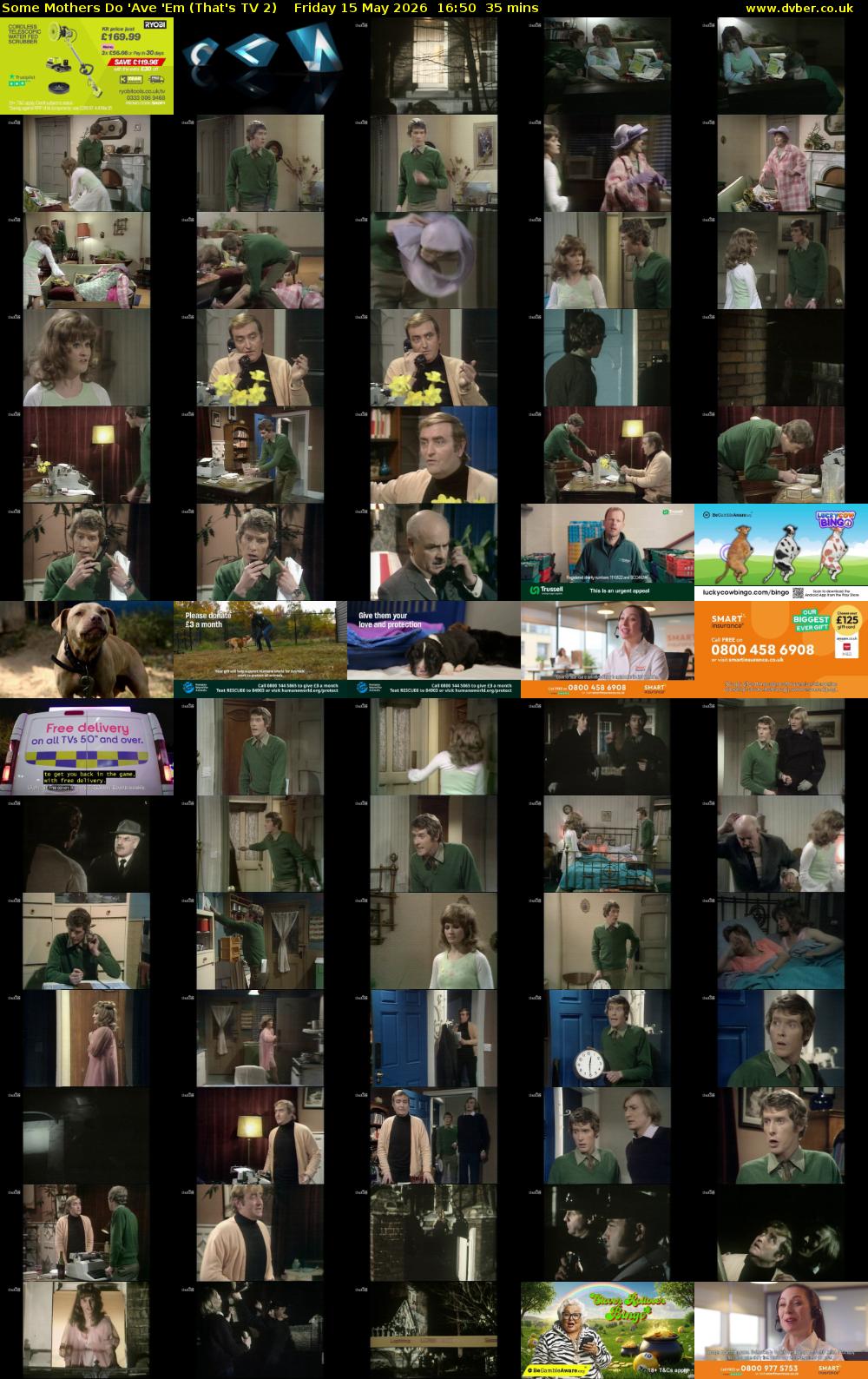 Some Mothers Do 'Ave 'Em (That's TV 2) Friday 15 May 2026 16:50 - 17:25