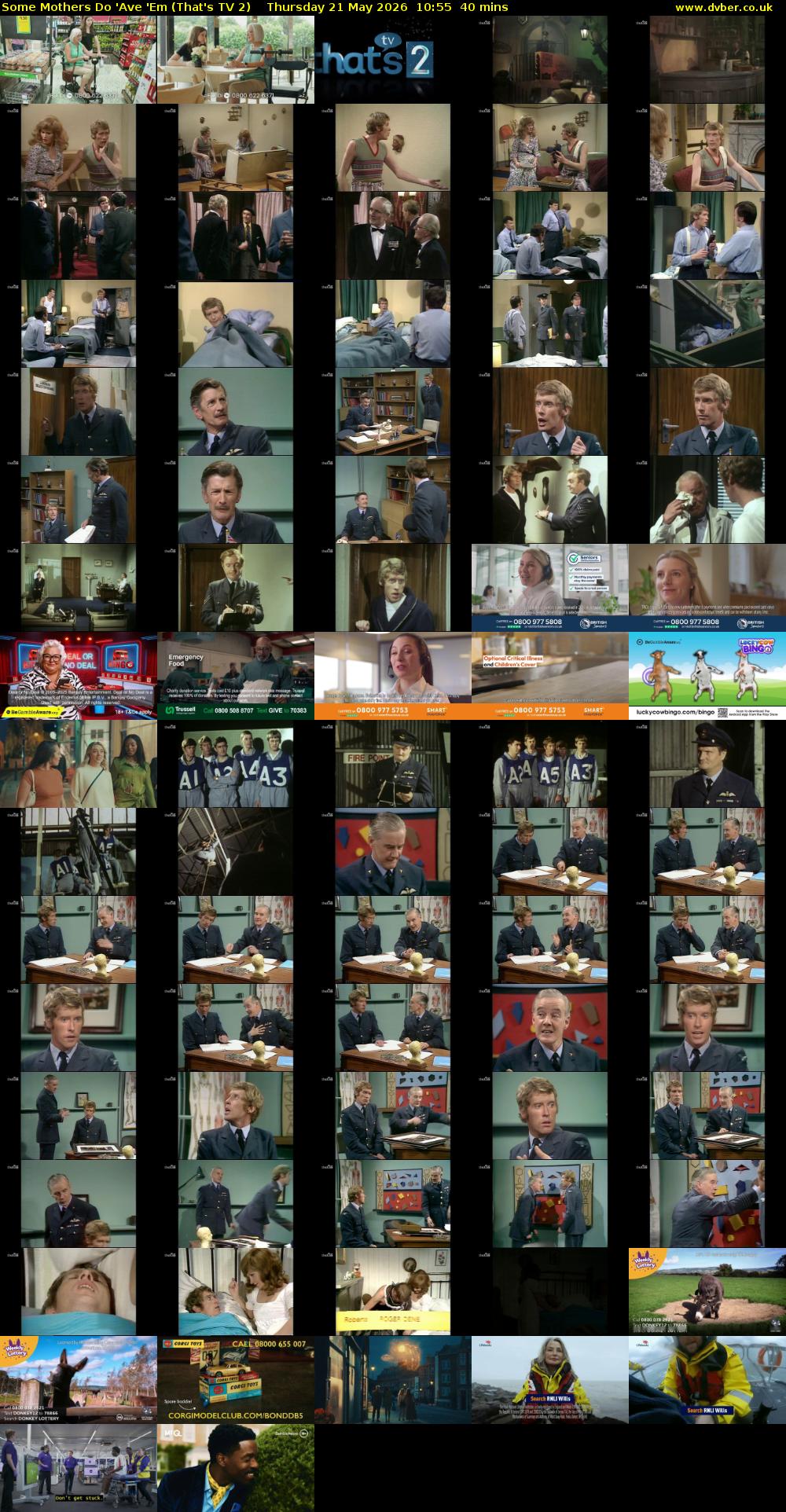 Some Mothers Do 'Ave 'Em (That's TV 2) Thursday 21 May 2026 10:55 - 11:35