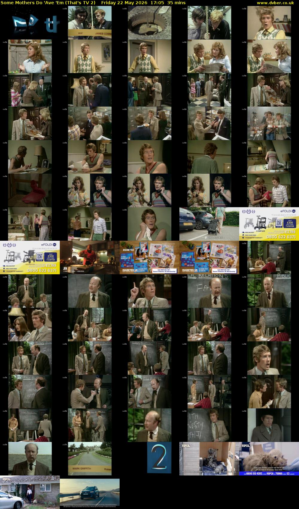 Some Mothers Do 'Ave 'Em (That's TV 2) Friday 22 May 2026 17:05 - 17:40