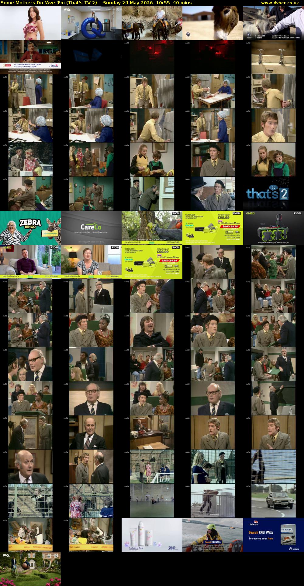 Some Mothers Do 'Ave 'Em (That's TV 2) Sunday 24 May 2026 10:55 - 11:35