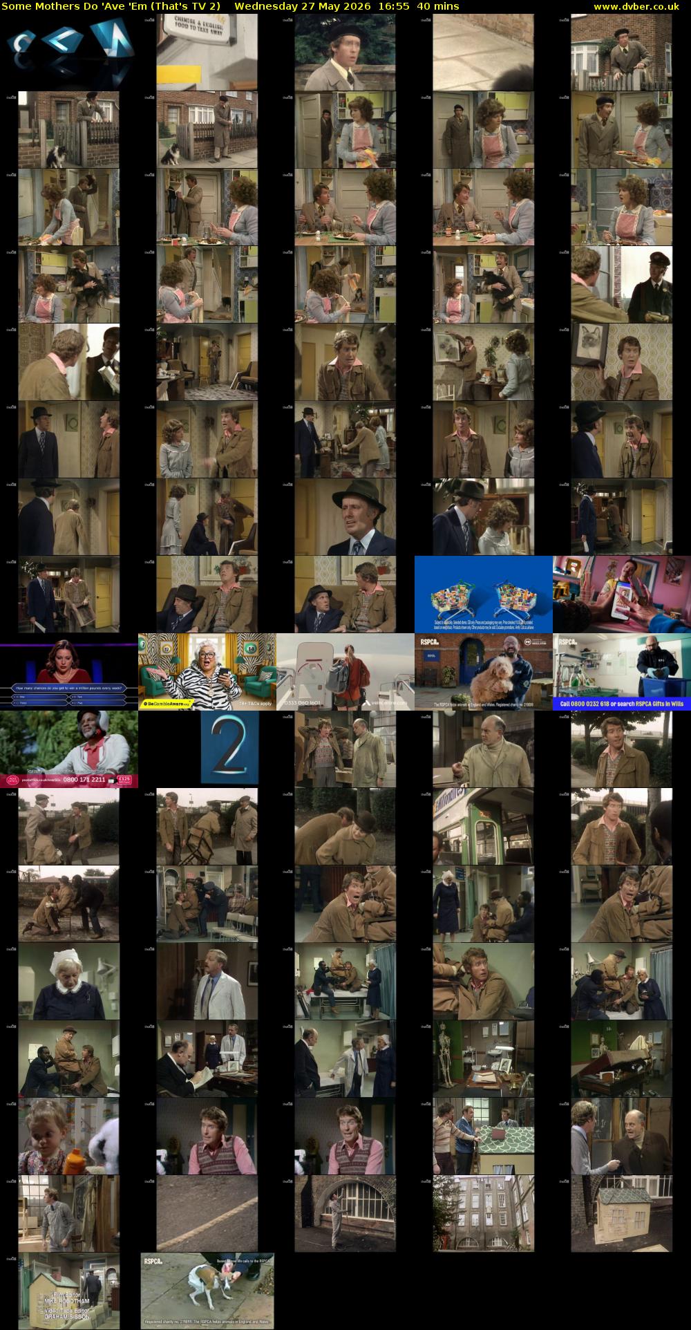 Some Mothers Do 'Ave 'Em (That's TV 2) Wednesday 27 May 2026 16:55 - 17:35