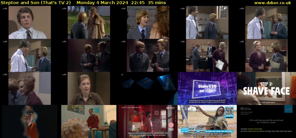Steptoe and Son (That's TV 2) Monday 4 March 2024 22:45 - 23:20