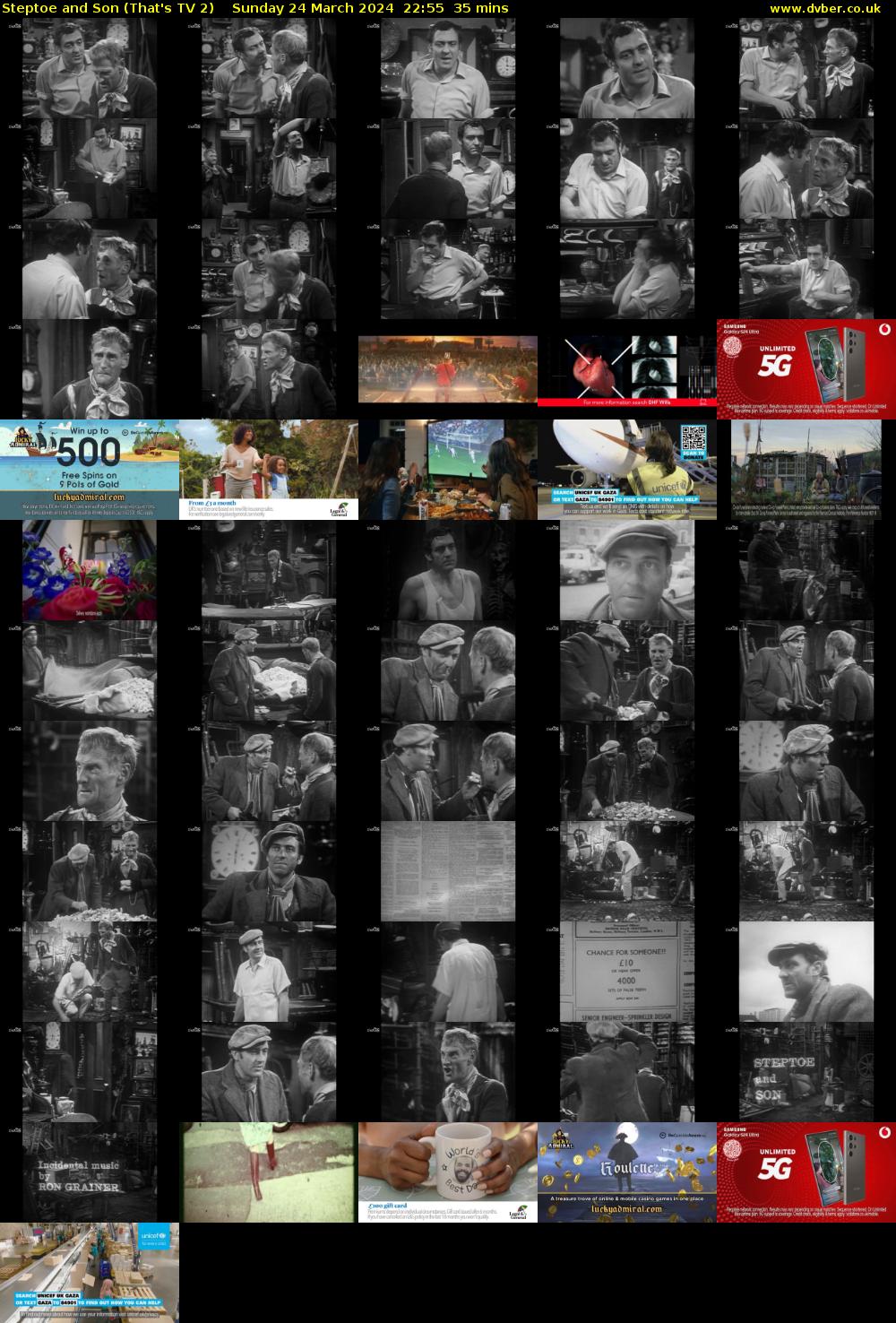 Steptoe and Son (That's TV 2) Sunday 24 March 2024 22:55 - 23:30