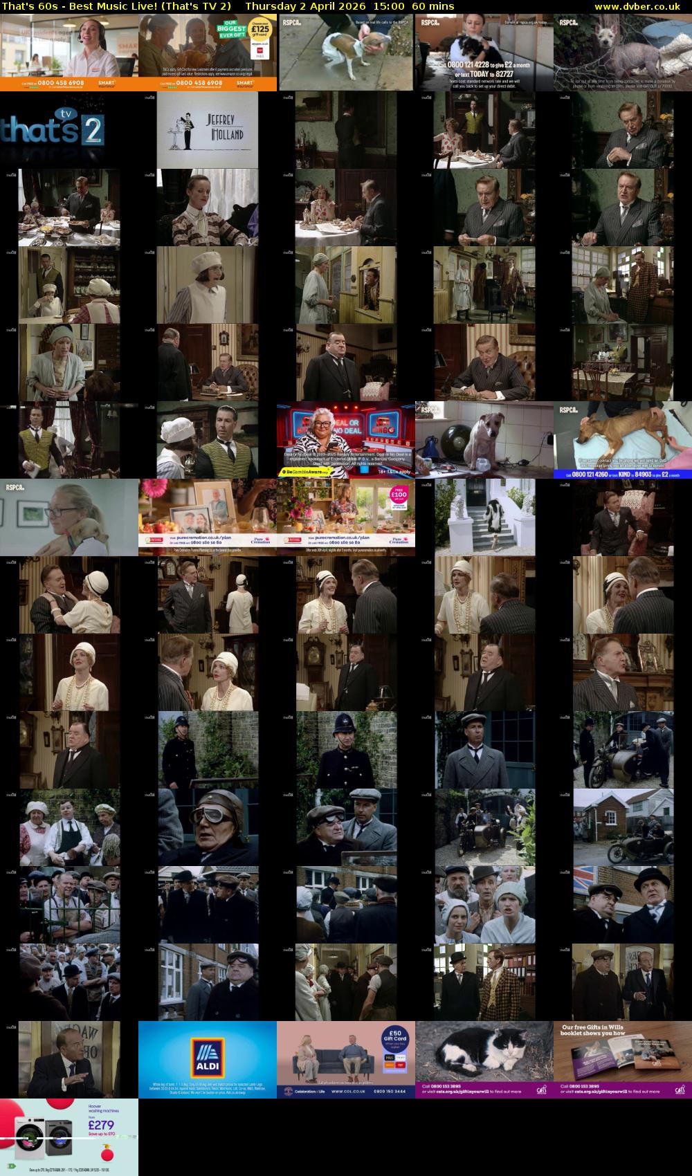 That's 60s - Best Music Live! (That's TV 2) Thursday 2 April 2026 15:00 - 16:00