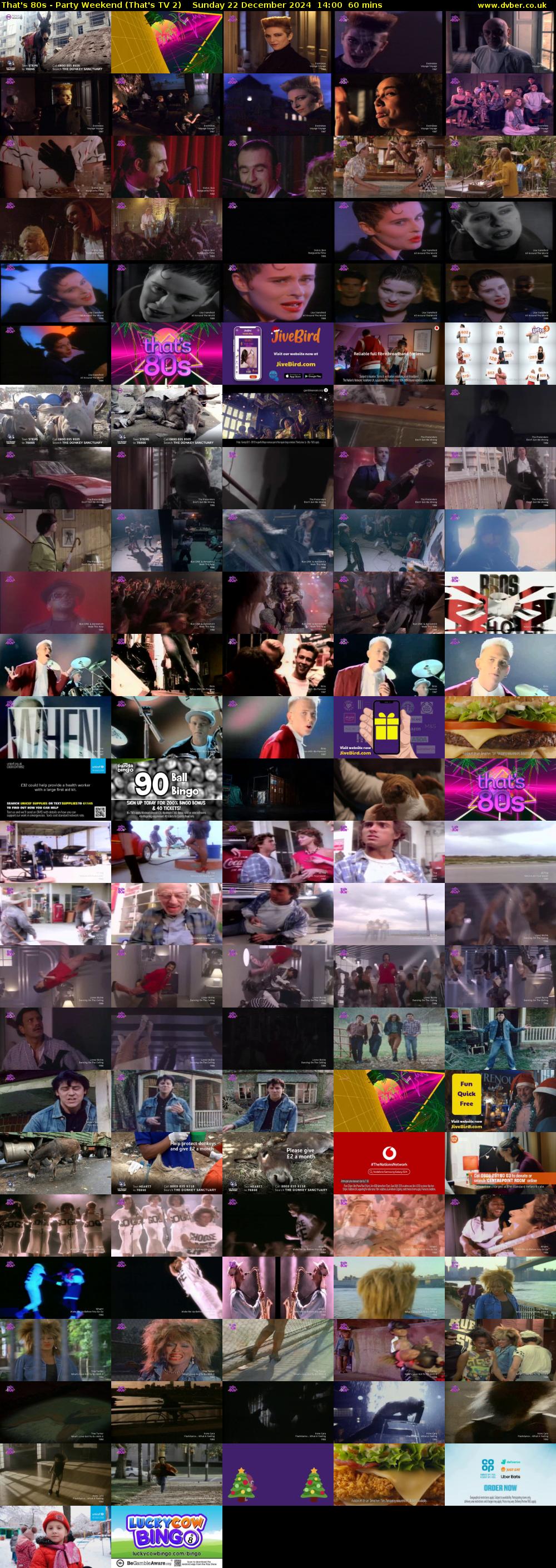 That's 80s - Party Weekend (That's TV 2) Sunday 22 December 2024 14:00 - 15:00