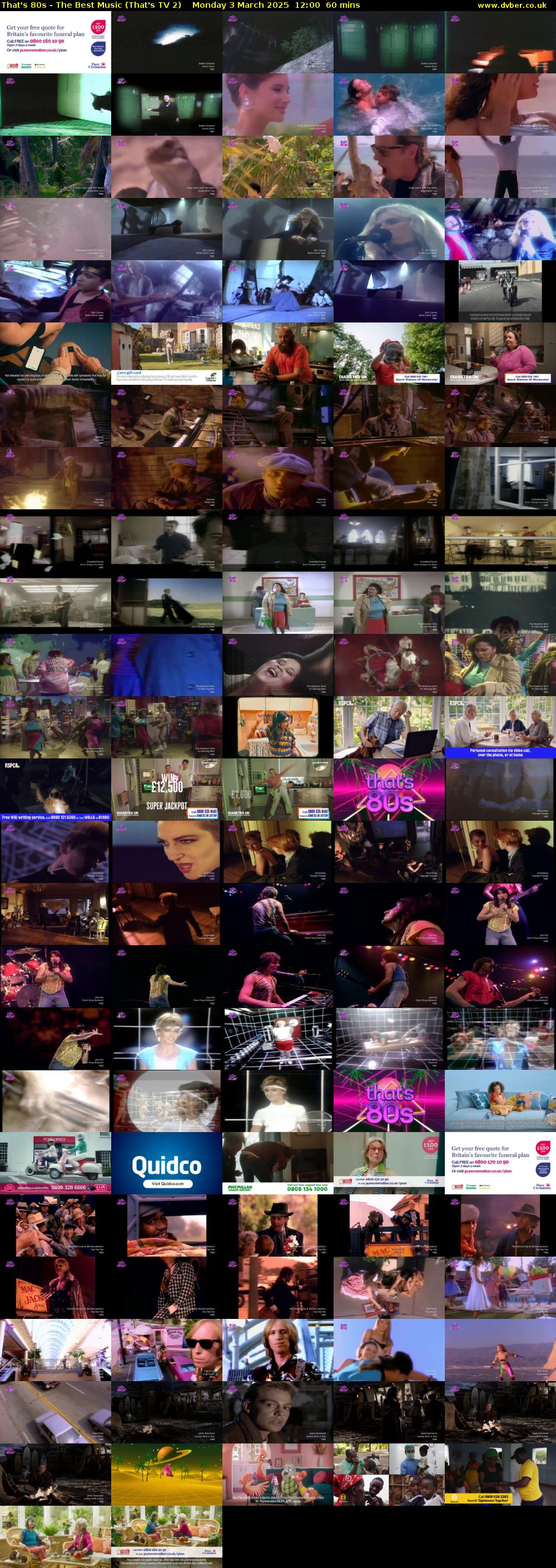 That's 80s - The Best Music (That's TV 2) Monday 3 March 2025 12:00 - 13:00