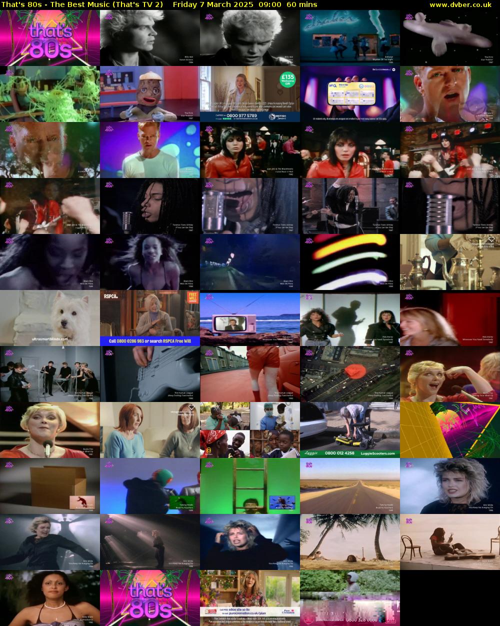 That's 80s - The Best Music (That's TV 2) Friday 7 March 2025 09:00 - 10:00