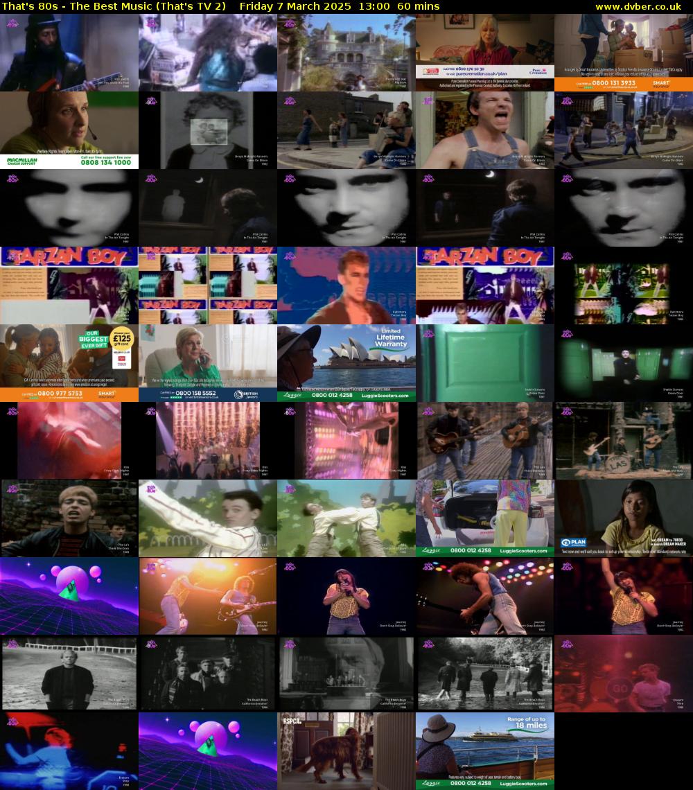 That's 80s - The Best Music (That's TV 2) Friday 7 March 2025 13:00 - 14:00