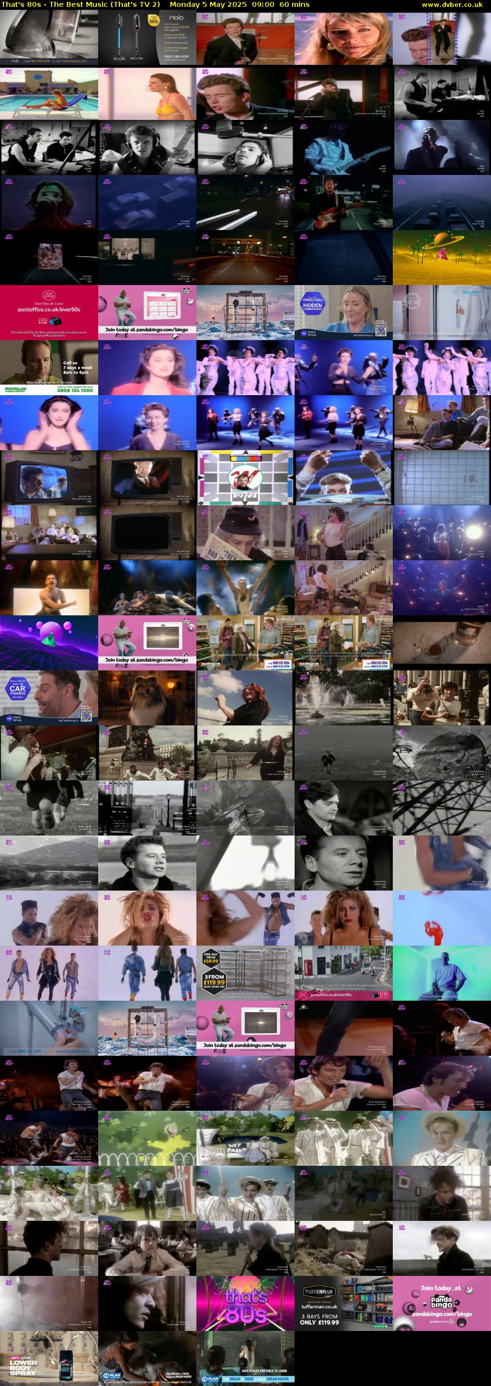 That's 80s - The Best Music (That's TV 2) Monday 5 May 2025 09:00 - 10:00