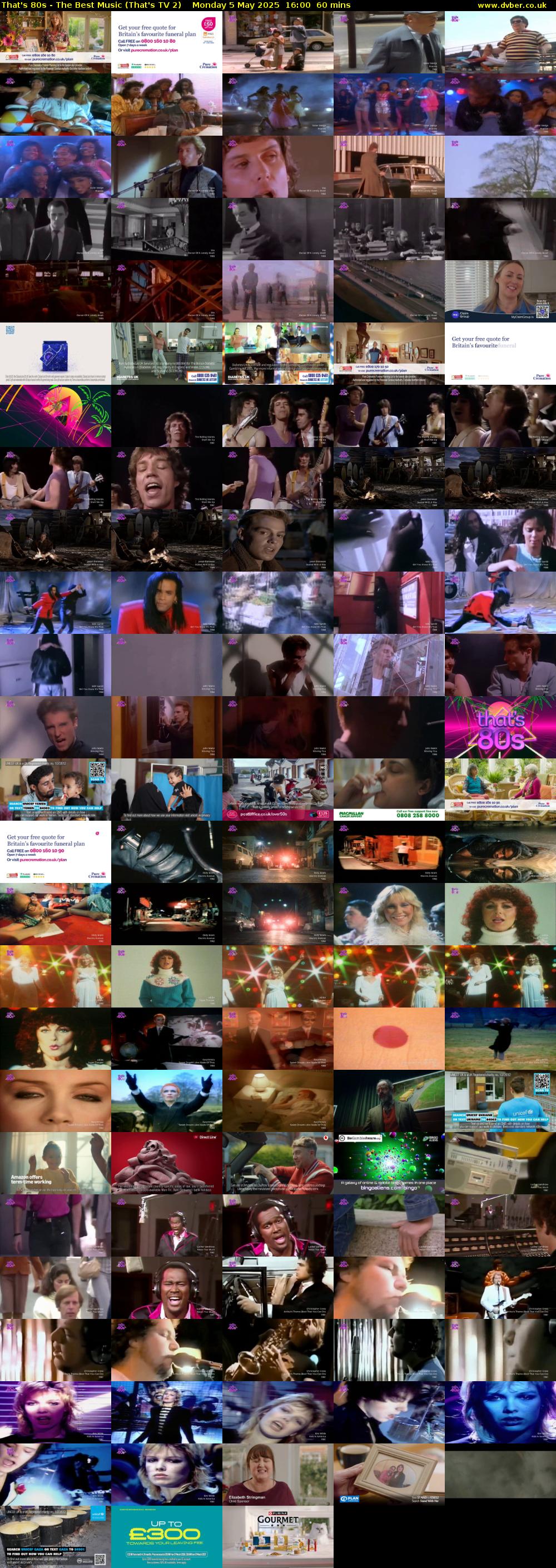 That's 80s - The Best Music (That's TV 2) Monday 5 May 2025 16:00 - 17:00