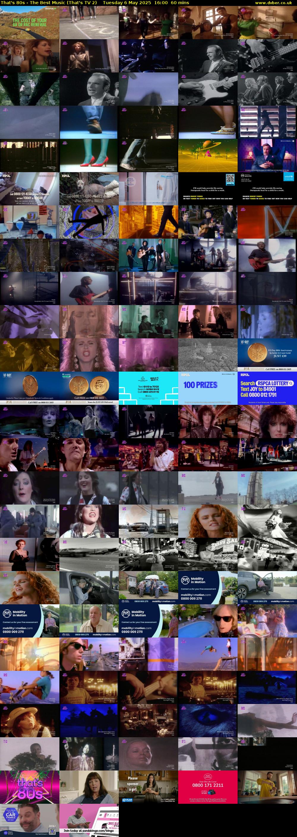 That's 80s - The Best Music (That's TV 2) Tuesday 6 May 2025 16:00 - 17:00