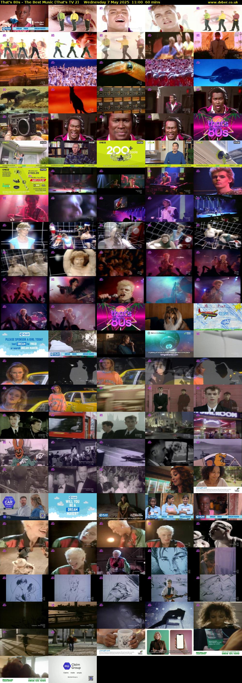 That's 80s - The Best Music (That's TV 2) Wednesday 7 May 2025 11:00 - 12:00