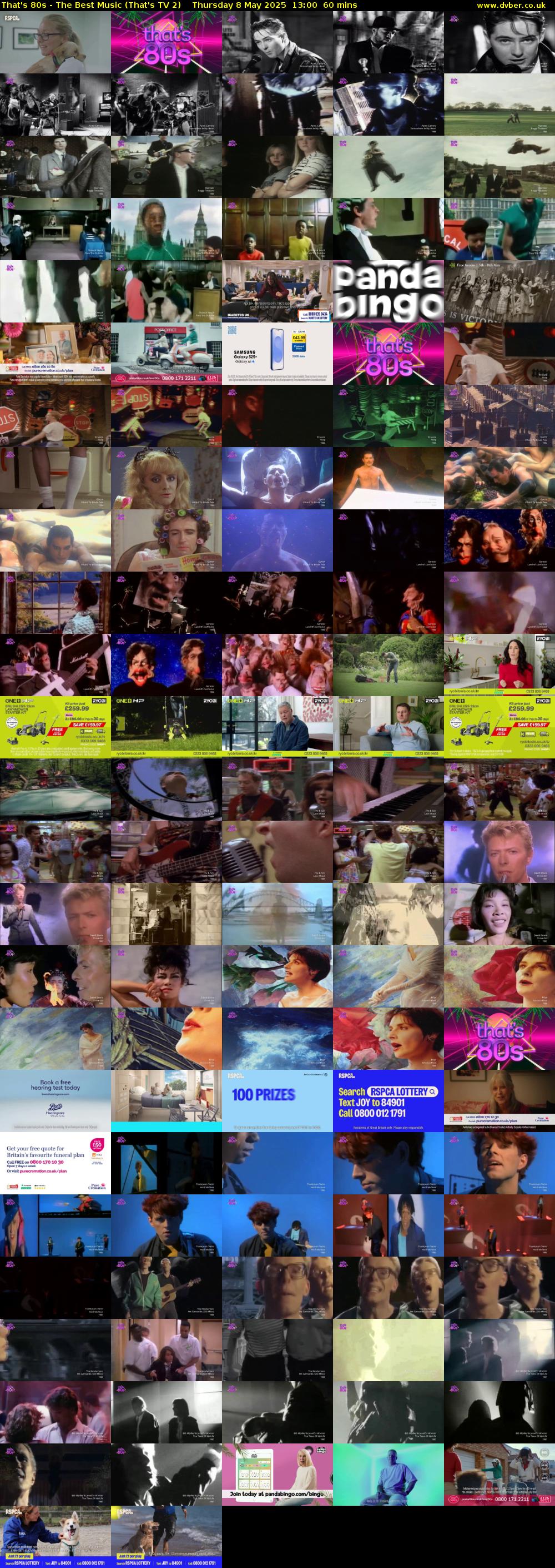 That's 80s - The Best Music (That's TV 2) Thursday 8 May 2025 13:00 - 14:00