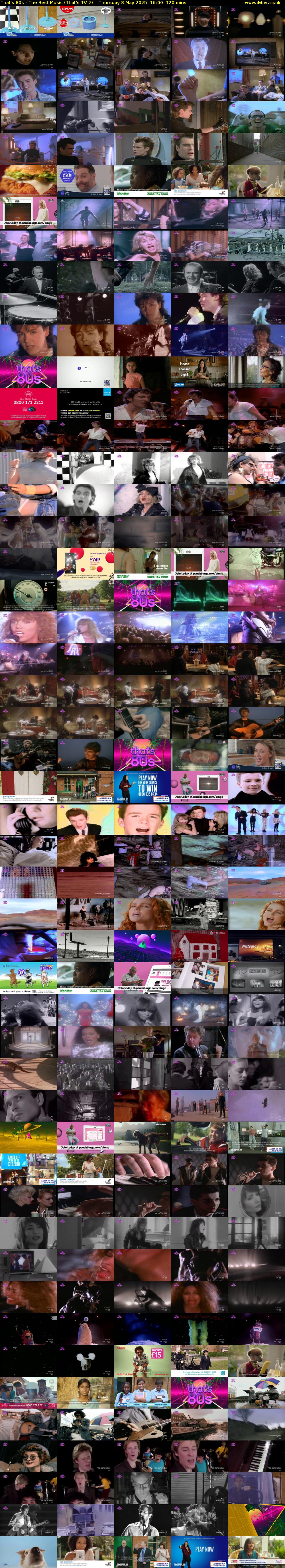 That's 80s - The Best Music (That's TV 2) Thursday 8 May 2025 16:00 - 18:00